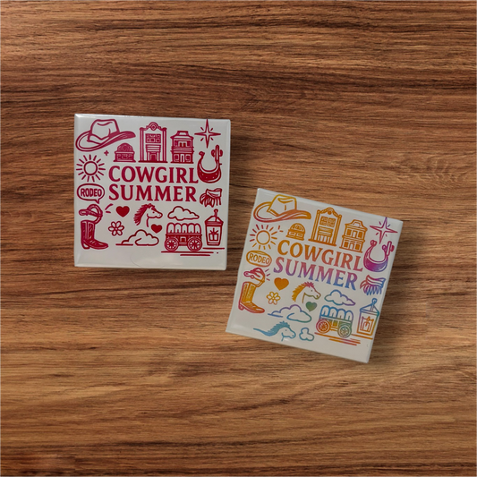 Cowgirl Summer Pink Magnet