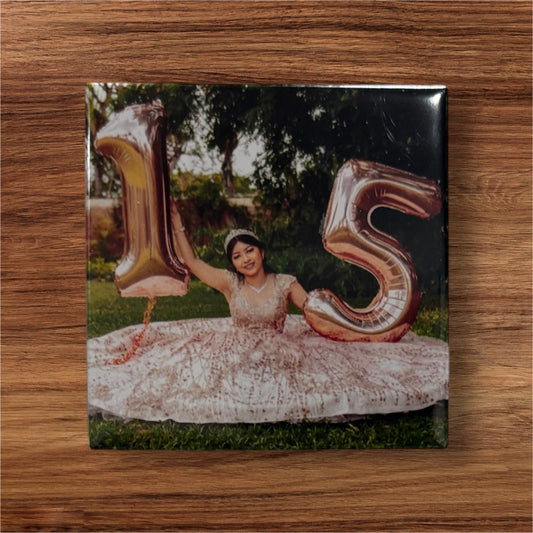 1 Custom Photo Only Magnet 2.5"x2.5"