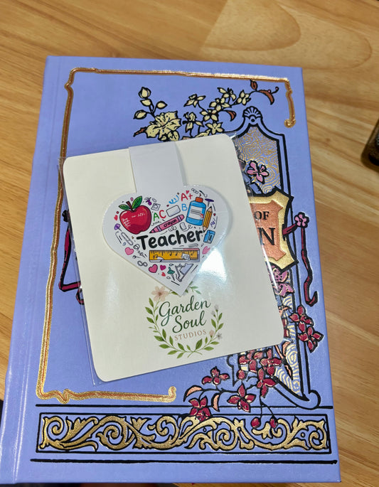 Teacher Heart Tools Bookmark
