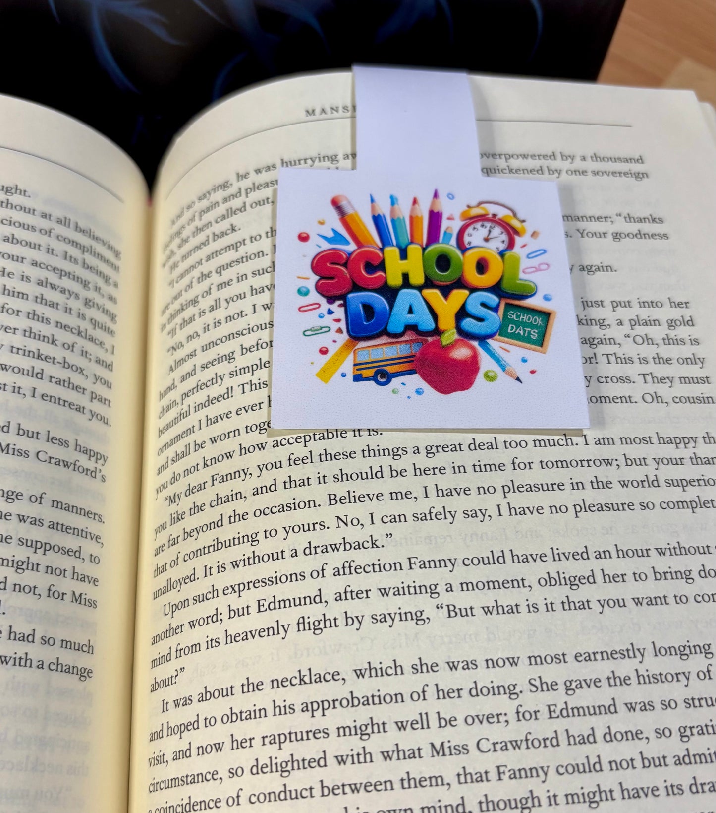 School Days Bookmark