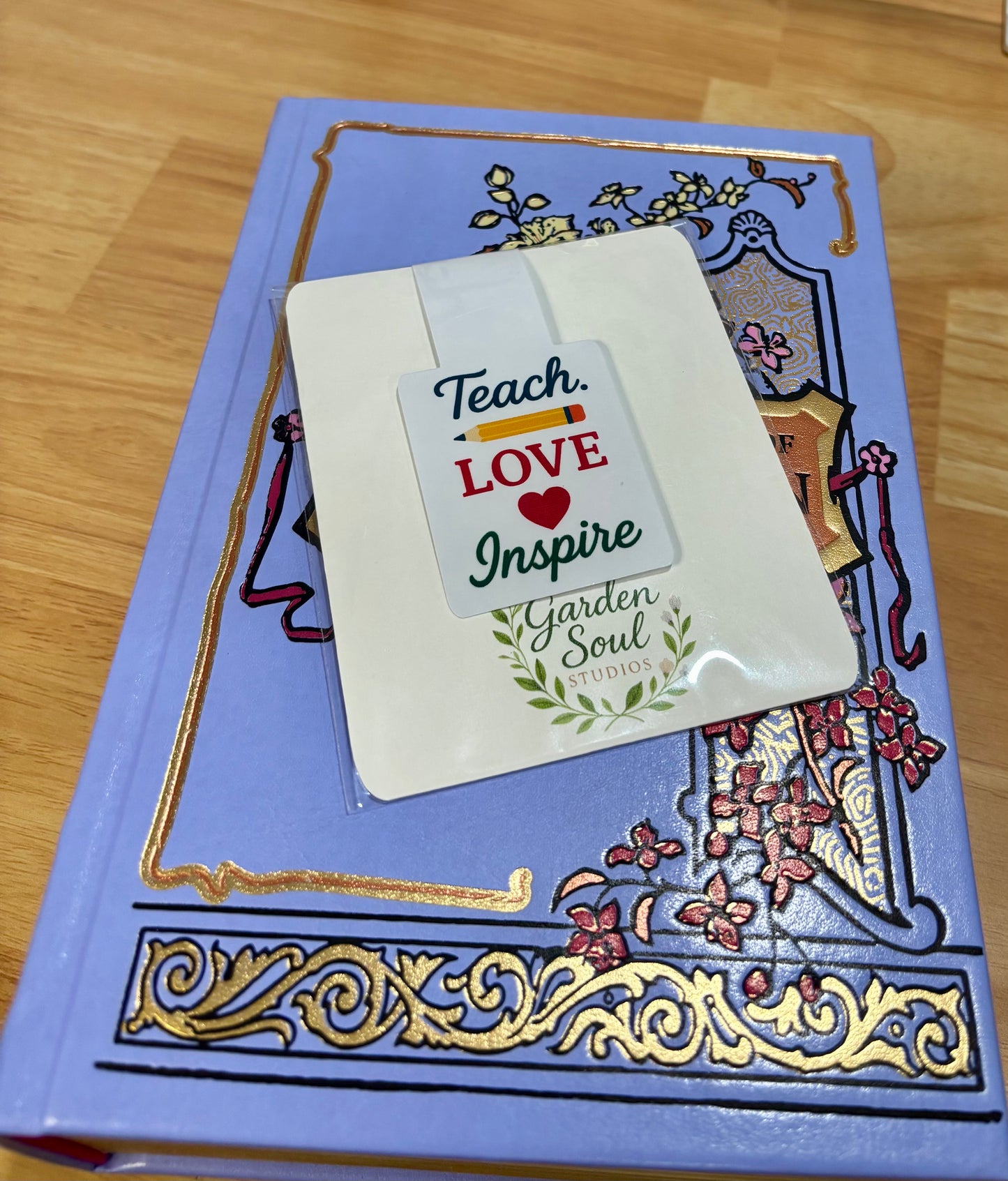 Teach Love Inspire Bookmark