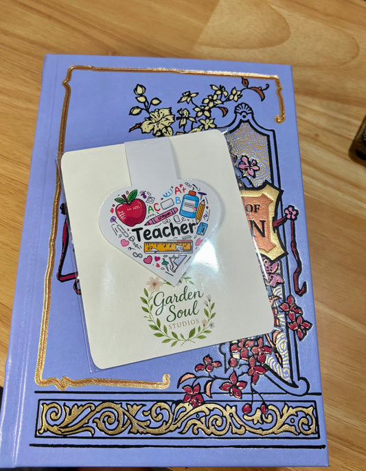 Teacher Heart Tools Bookmark