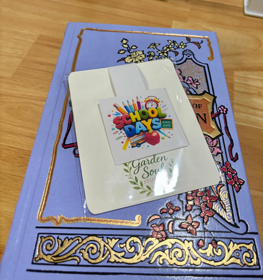 School Days Bookmark
